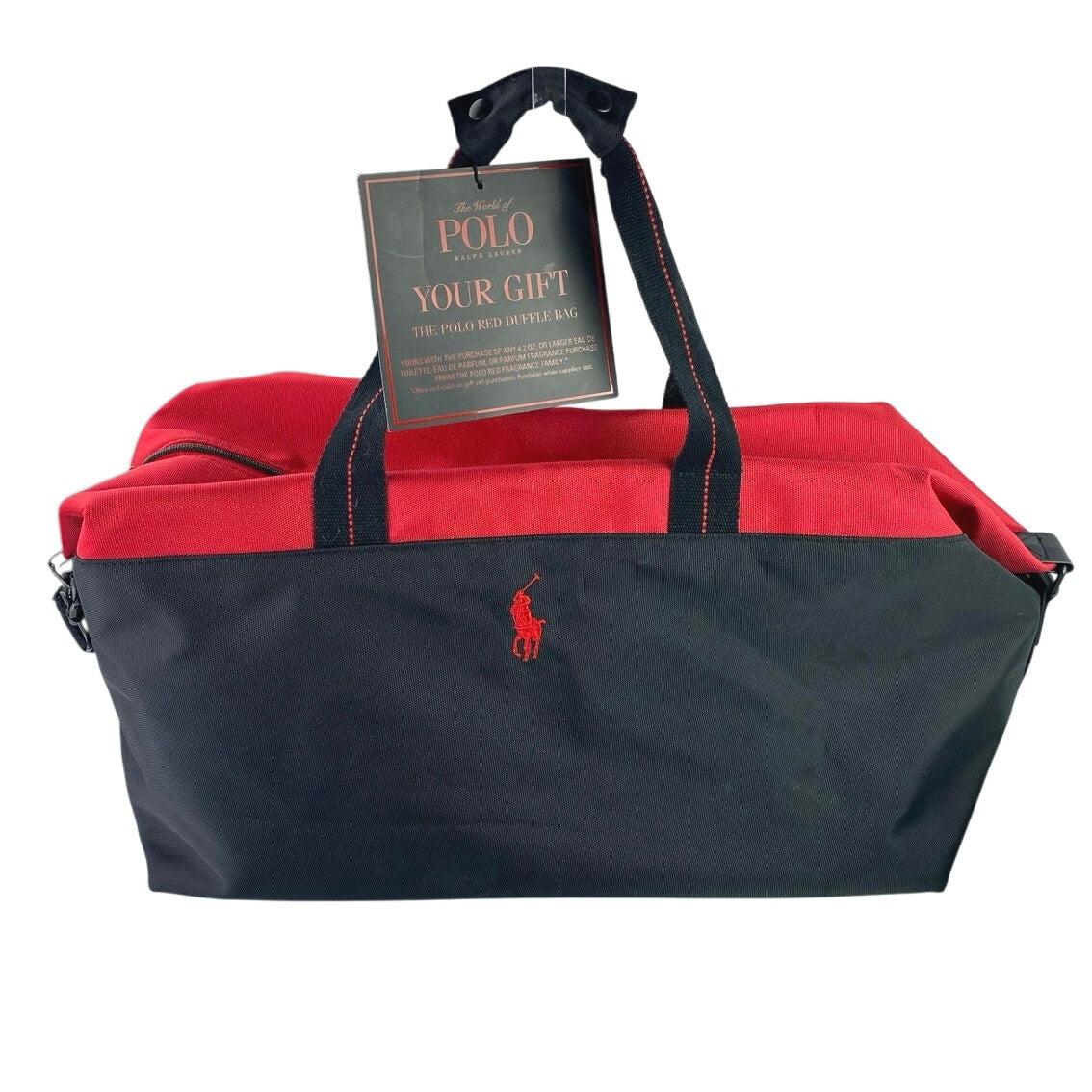 Gift Set Ralph Lauren Red Duffle Bag Ralph Lauren Polo Red Mens