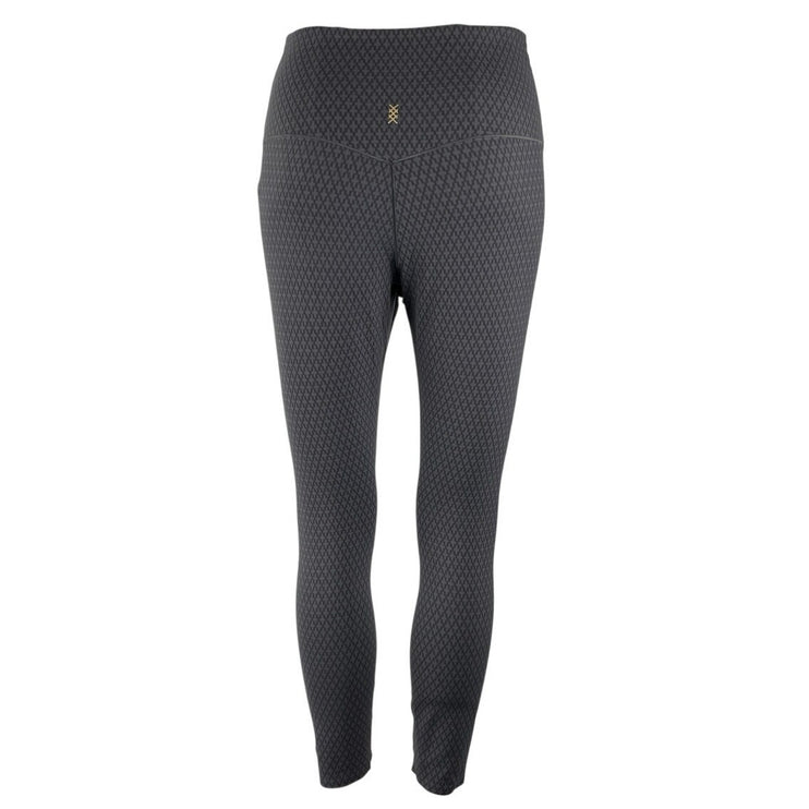Rhone Revive Gray Geometric Yoga Gym Workout Athletic Activewear Legging Pants M