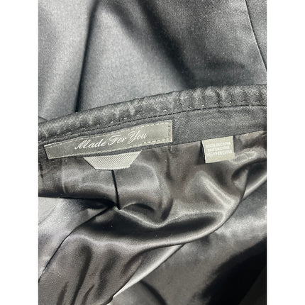 Indochino Men's Black Notch Lapel Long Sleeve Blazer Sports Suit Jacket Size M