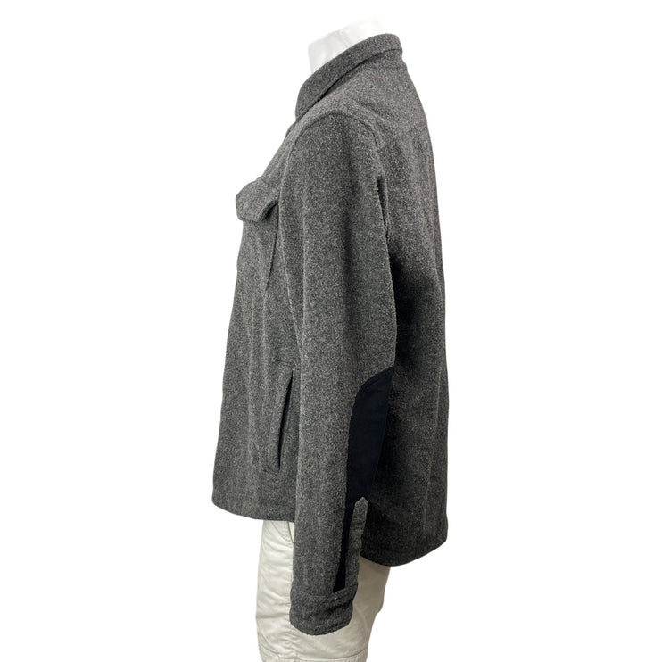 L.L. Bean x Todd Snyder Men's Gray Wool Button Down Shirt Jacket Shacket Size L