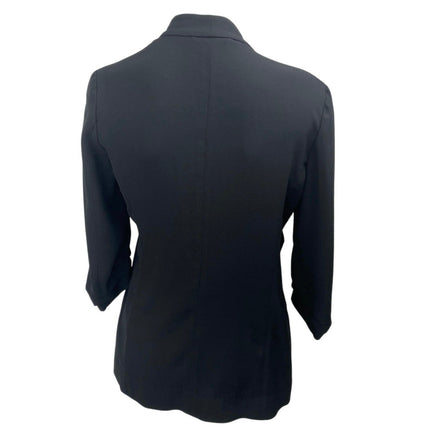 Aritzia Babaton Women's Black Long Sleeve Shawl Collar Open Blazer Coat Jacket 4