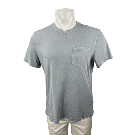 J.Crew Vintage Jersey Men's Blue Pocket Short Sleeve Crewneck T Shirt Tee Top M