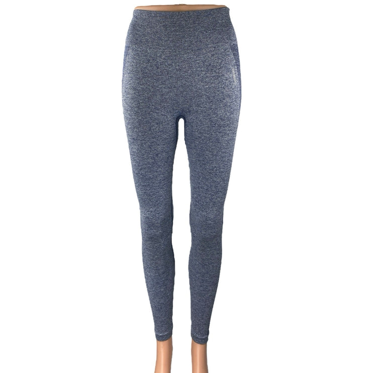 Gymshark Blue Skinny Leg Mid Rise Activewear Fitness Workout Leggings Pants Sz S