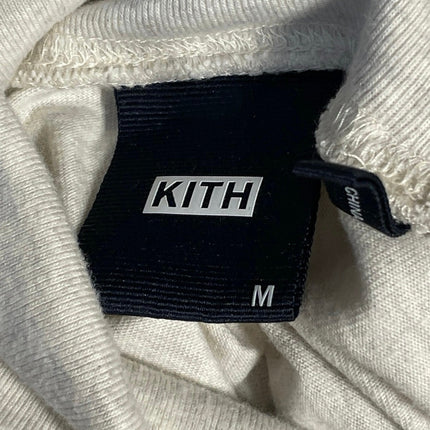 Kith Men's Light Gray Mock Neck Long Sleeve Sweatshirt T Shirt Tee Top Size M