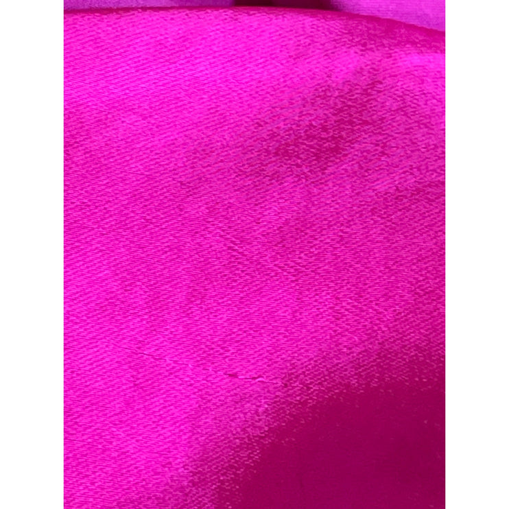 Skies are Blue Pink Silk Satin Double Breasted Long Sleeve Blazer Mini Dress M