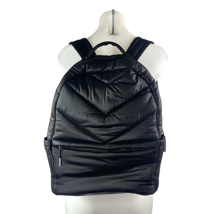 Caraa x Athleta Women's Black Quilted Puffer Style Laptop Commuter Backpack OS