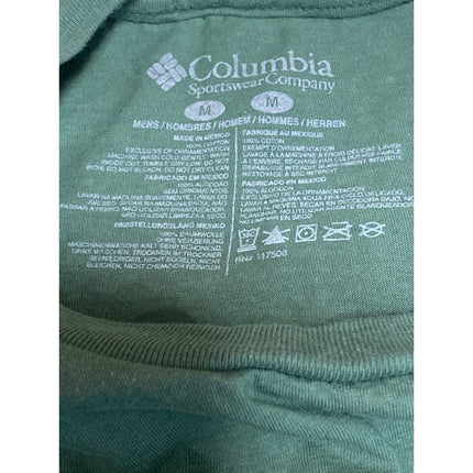 Columbia Men's Green Short Sleeve Graphic Print Outdoor T Shirt Tee Top Size M