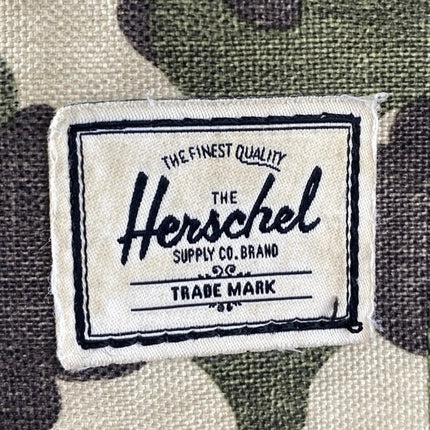 Herschel Supply Co. Cruz Green Army Military Camo Crossbody Zip Handbag Small