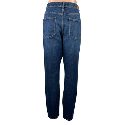 Madewell Women's Blue Dark Wash High Waisted Casual Straight Denim Jeans Size 30