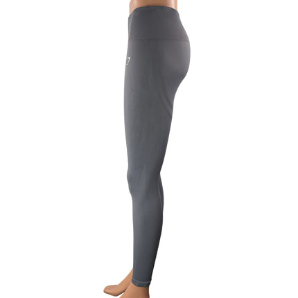 Gymshark Women's Gray High Rise Yoga Running Workout Athletic Leggings Pants S