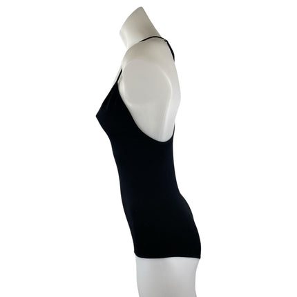 Free People Intimately Move Along Black Sleeveless One Piece Bodysuit Top Sz M/L