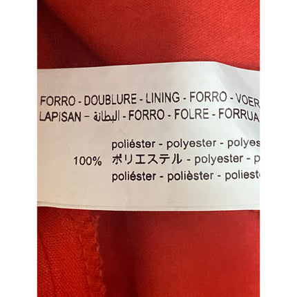 Zara Women's Bright Red High Waisted Zip Y2k Straight Pencil Mini Skirt Size M