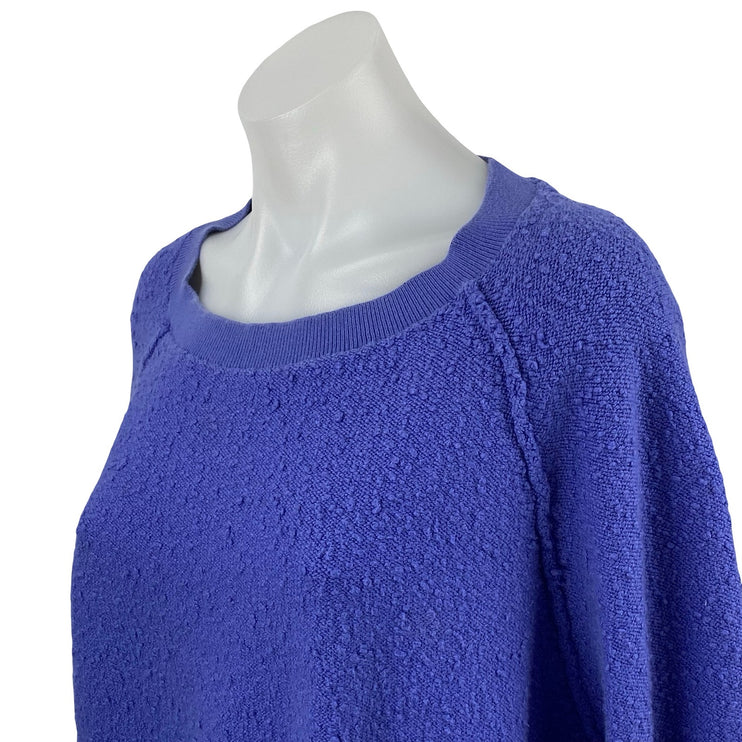Free People Found My Friend Women's Purple Knit Long Sleeve Sweater Top Size XS