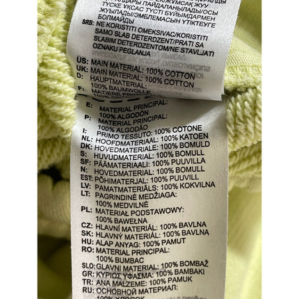 Adidas Women's Yellow Elastic High Waist Athletic Trousers Joggers Sweat Pants S