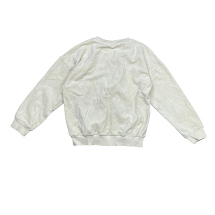 Mini Rodini Kids Cream Teddy Bear Patch Crew Neck Long Sleeve Sweater Top 8-9YO