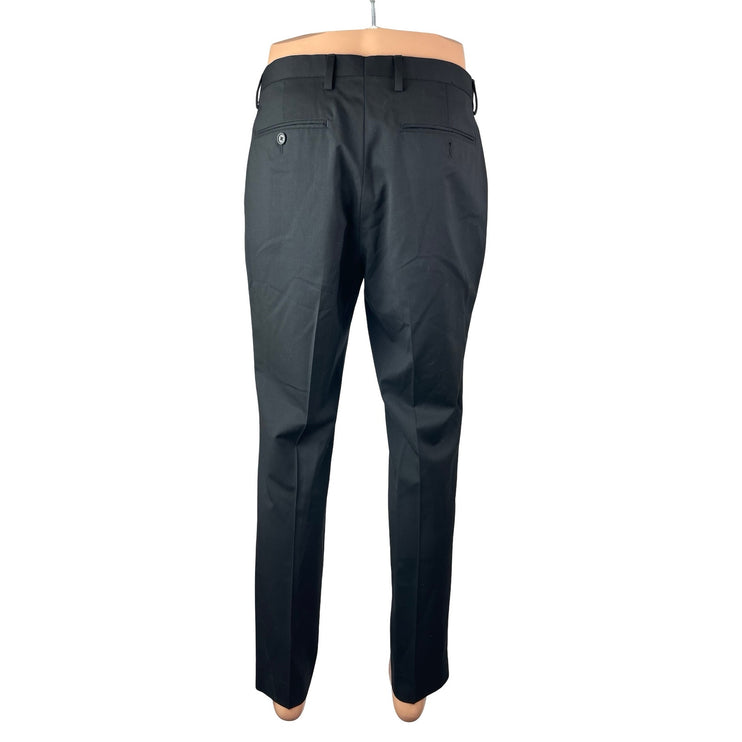 Banana Republic Marzotto Wool High Rise Slim Straight Trousers Dress Pants 32x32