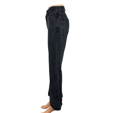 Abercrombie & Fitch The Vintage Flare High Rise Black Bootcut Denim Jeans Sz 26