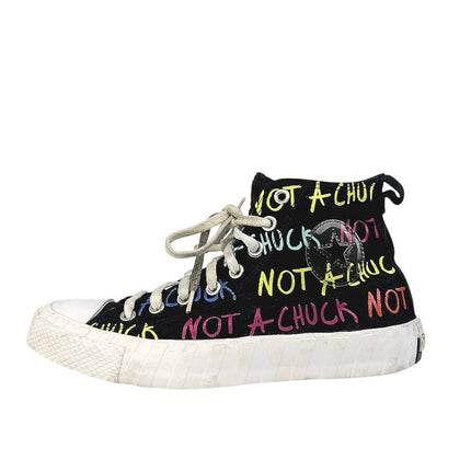 Converse Not A Chuck Unisex Black High Top Lace Up Sneakers Shoes Size M-8/W-10