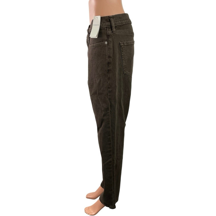 NEW Abercrombie & Fitch Vintage Straight Brown High Rise Denim Jeans Pants Sz 30