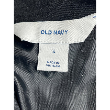 Old Navy Women's Black Long Sleeve Notch Lapel Blazer Suit Coat Jacket Size S