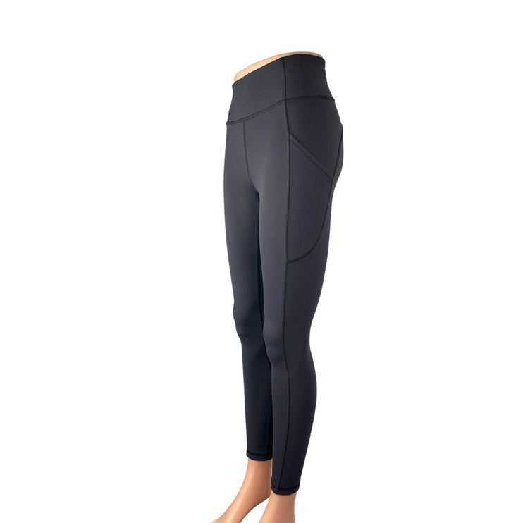 Lululemon Womens Gray High Rise Skinny Yoga Athletic Activewear Leggings Pants 4
