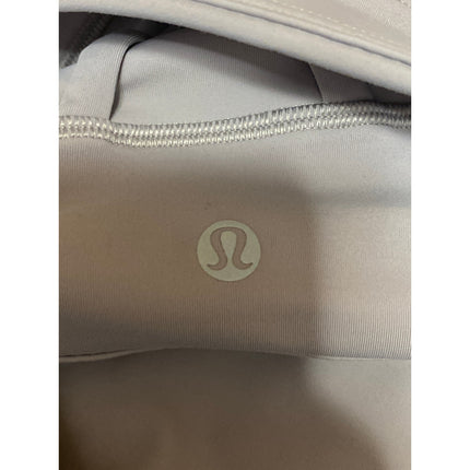 Lululemon Energy High-Neck Longline Gray Yoga Athletic Sports Bra Crop Top Sz 4