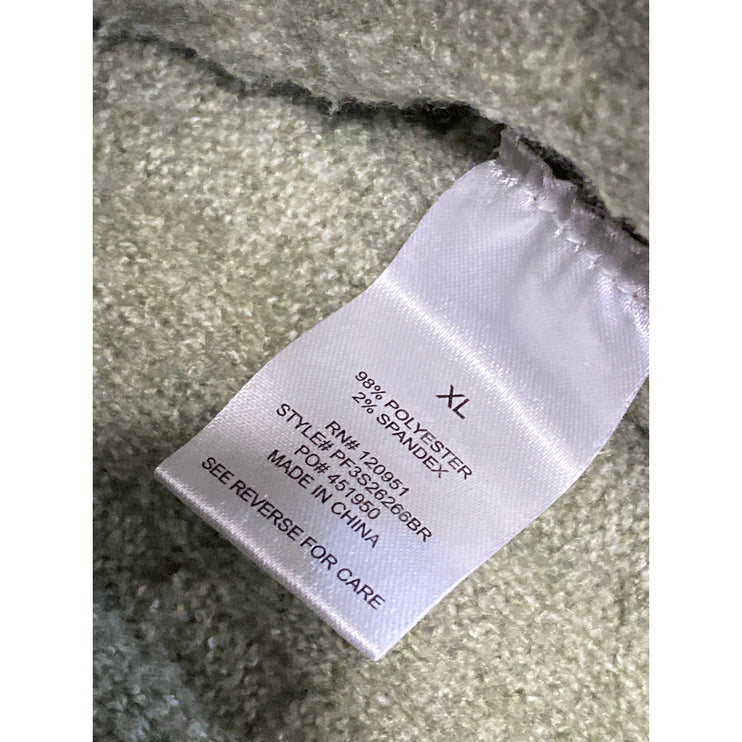 Oak + Meadow Green Cable Knit Crew Neck Long Sleeve Sweatshirt Sweater Top Sz XL