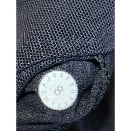 Lululemon Free To Be Serene Black Strappy Yoga Athletic Crop Top Sports Bra Sz 8