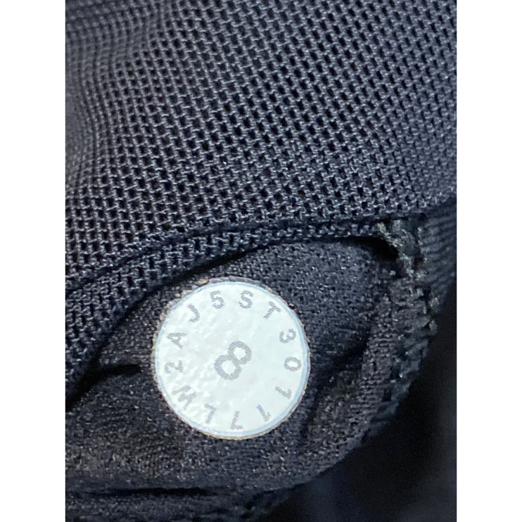 Lululemon Free To Be Serene Black Strappy Yoga Athletic Crop Top Sports Bra Sz 8