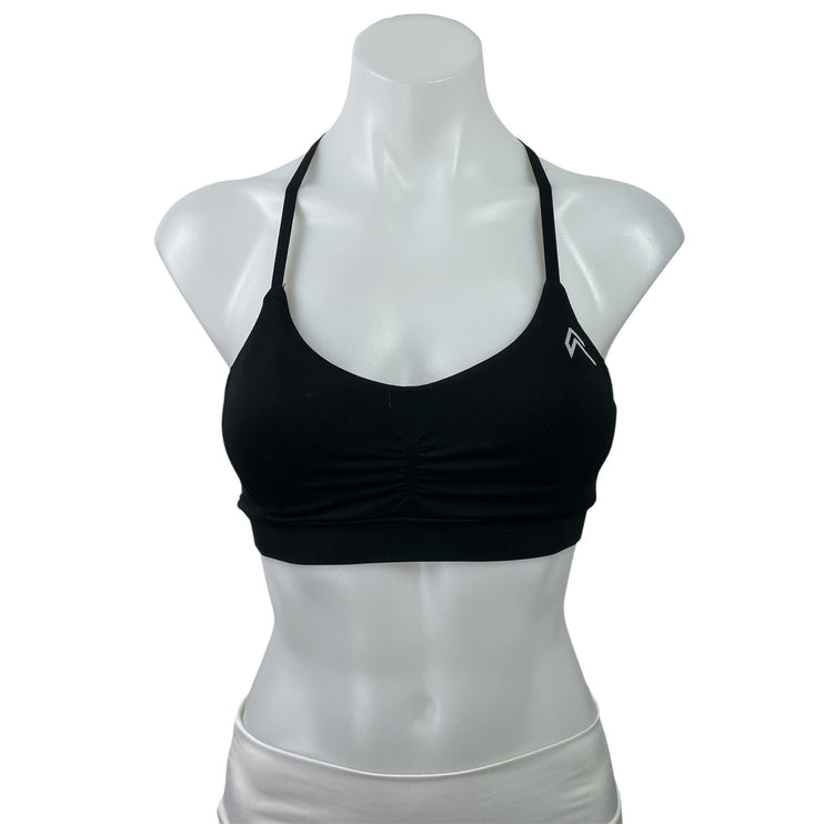 Oner Active Everyday Black Crossback Workout Active Sports Bra Crop Tank Top S