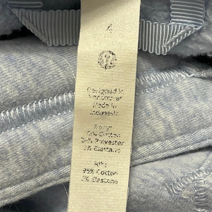 Lululemon Women's Blue Fleece Hoodie Hooded Pullover Sweatshirt Top Size 4