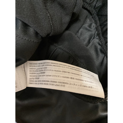 Abercrombie & Fitch Women's Black Faux Leather Vegan Casual Mini Shorts Size L