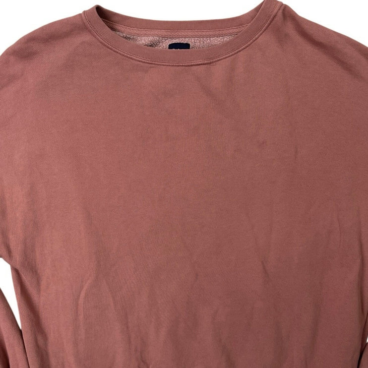 Gap Men's Brown Crew Neck Long Sleeve Pullover Sweatshirt Sweater Top Size M