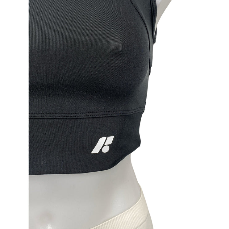 Forme Women's Black Sleeveless Yoga Workout Running Athletic Crop Top Size S