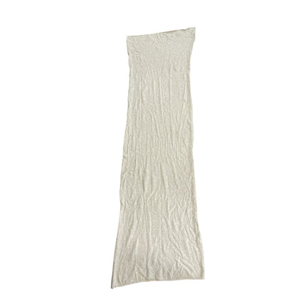 NEW Dalle Piane Cashmere Wool Beige Winter Snow Warmer Shawl Wrap Neck Scarf OS