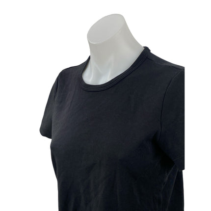 Aritzia Babaton Women's Black Short Sleeve Crew Neck Basic Tee T-shirt Top Sz S