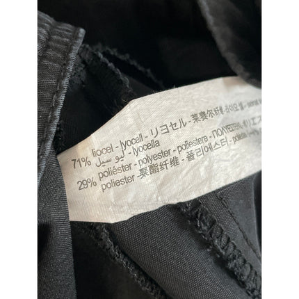 Zara Women's Black High Rise Pleated Relaxed Straight Leg Trousers Pants Size S