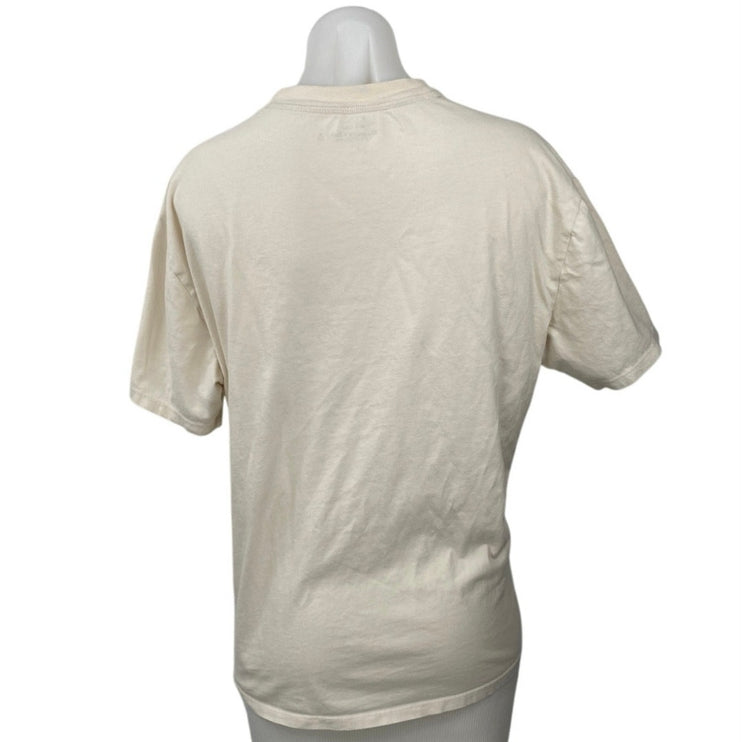 Abercrombie & Fitch Beige Chicago Bulls NBA Basketball T Shirt Tee Top Size M