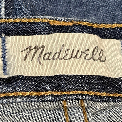 Madewell Women's Blue Dark Wash High Waisted Casual Straight Denim Jeans Size 30