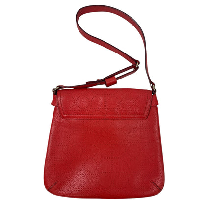 Kate Spade York Street Noel Double Vanessa Red Leather Shoulder Handbag OS