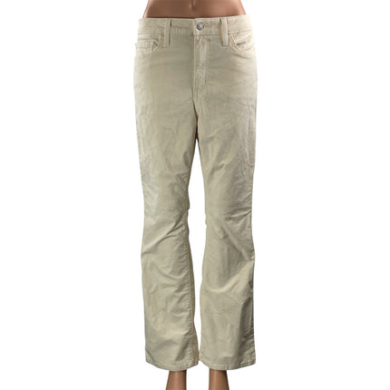 Levi's 725 Women's Cream Corduroy High Rise Bootcut Trousers Pants Size 29