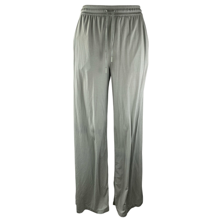 Lululemon Women's Gray High Waisted Yoga Baggy Wide Leg Trousers Pants Size 4