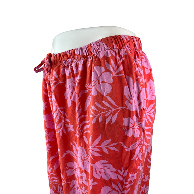 Sonoma Goods for Life Women's Tropical High Rise Wide Leg Pajama Sleepwear 3XL