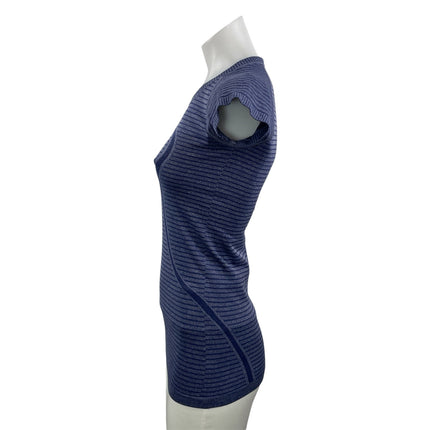 Lululemon Swiftly Tech Women's Blue Short Sleeve Athletic T Shirt Tee Top Size S