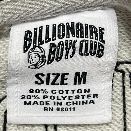 Billionaire Boys Club Men's Heather Gray Graphic Hoodie Hooded Sweatshirt Top M