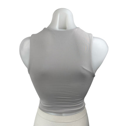 Aritzia Babaton Contour Women's High Neck Sleeveless Crop Muscle Tank Top Sz 2XS
