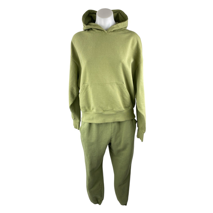 WeWoreWhat Green Hooded Sweatshirt Jogger Sweat Pants Athletic Activewear Set S