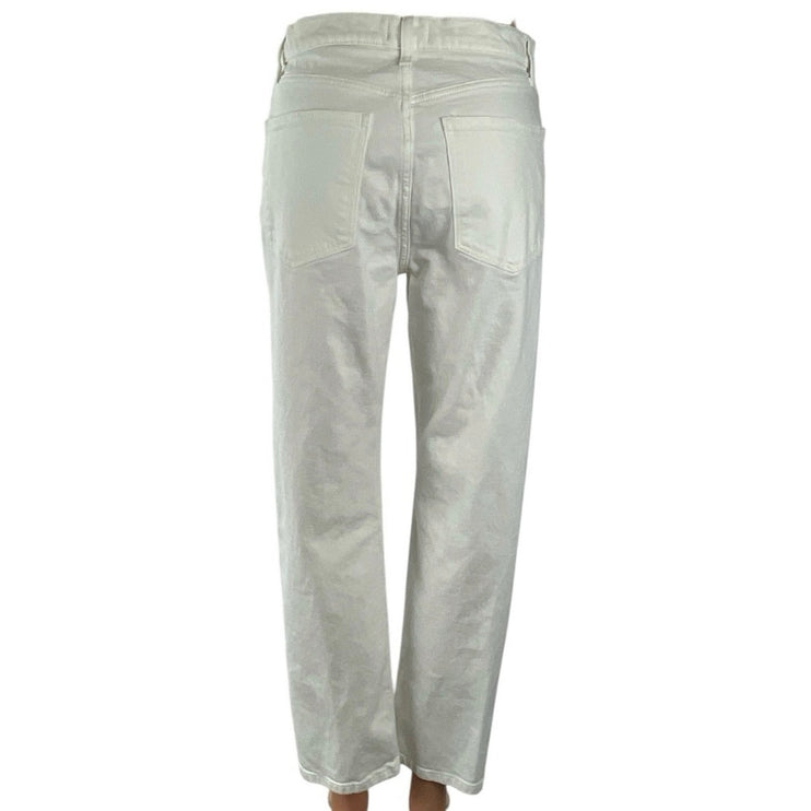Joe's The Margot Slim Women's White High Rise Straight Ankle Denim Jeans Size 28