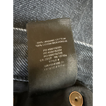 Aritzia Denim Forum The Nina Super High Waisted Cigarette Black Denim Jeans 25
