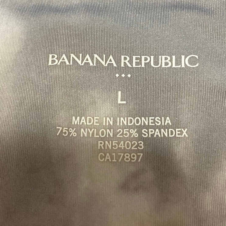 Banana Republic Gray Tie Dye Sleeveless Racerback Activewear Training Tank Top L